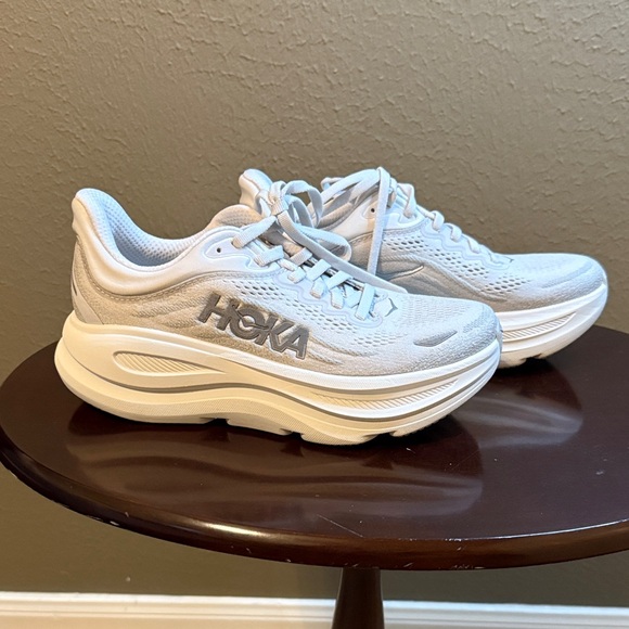 Hoka Women's Gray Athletic Shoes - Picture 3 of 9
